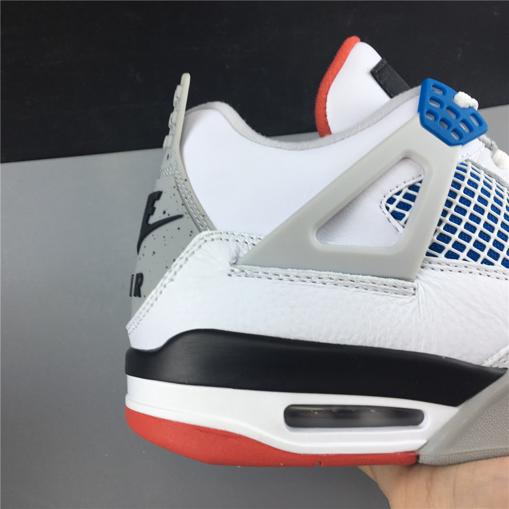 AIR JORDAN 4 WHITE, GRAY, BLUE , RED CL1184-146