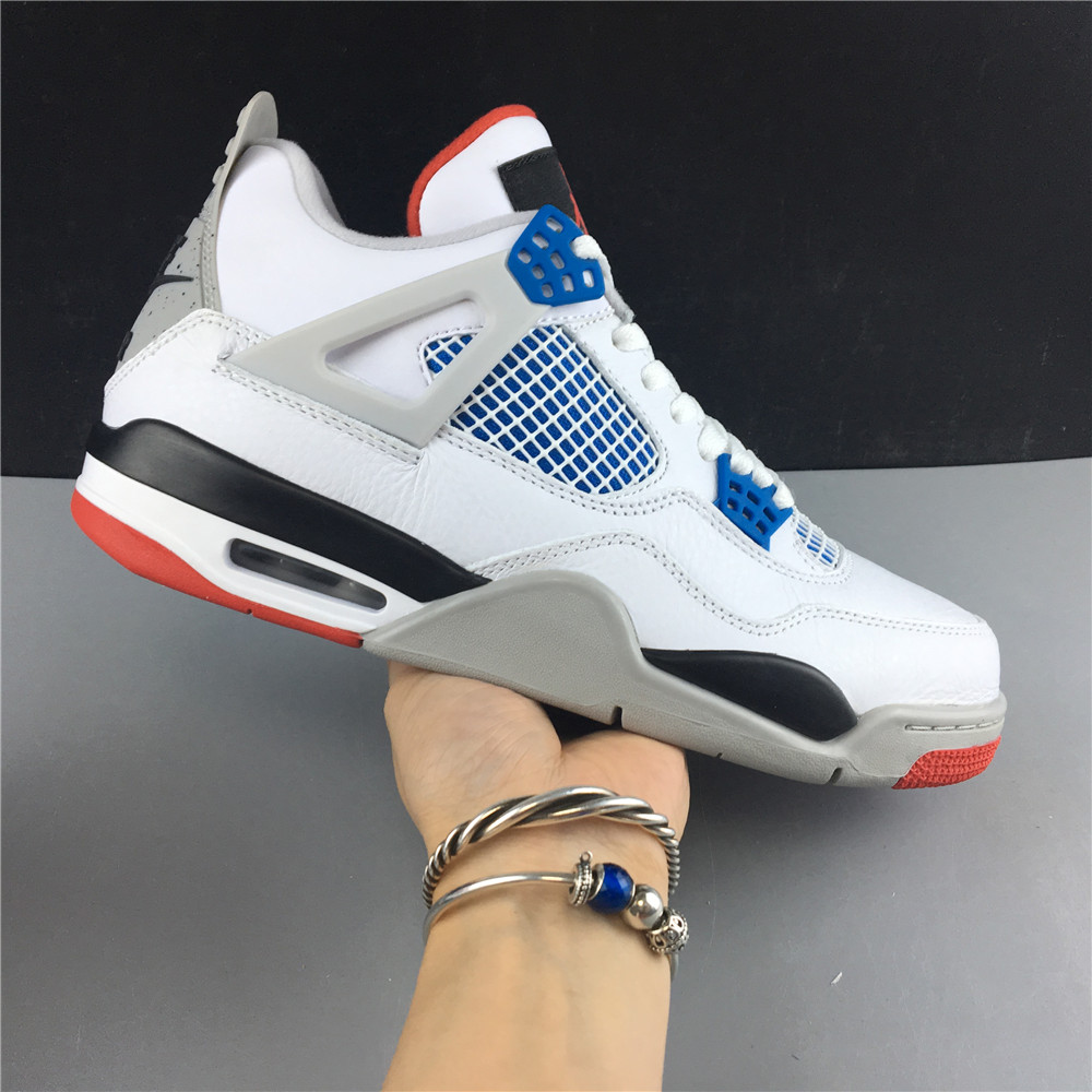 AIR JORDAN 4 WHITE, GRAY, BLUE , RED CL1184-146