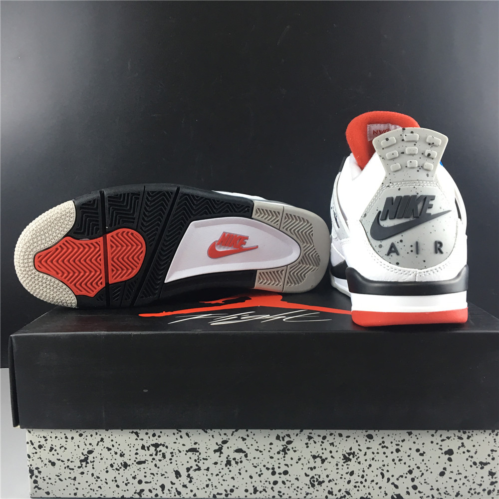 AIR JORDAN 4 WHITE, GRAY, BLUE , RED CL1184-146