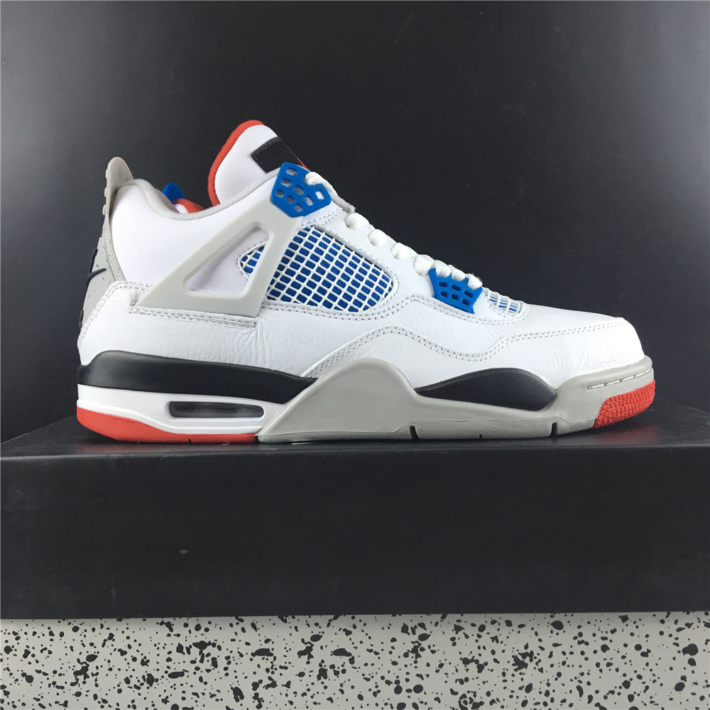 AIR JORDAN 4 WHITE, GRAY, BLUE , RED CL1184-146