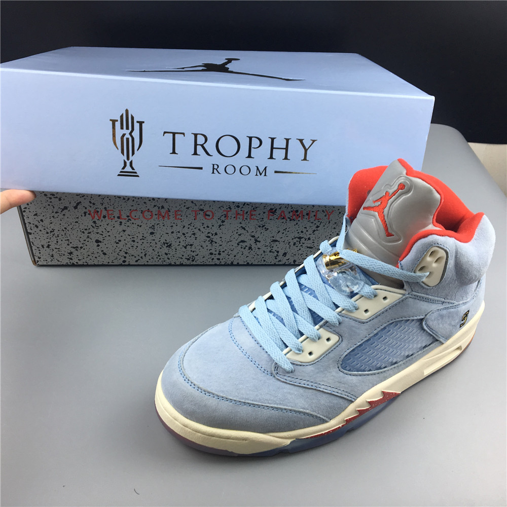 TROPHY ROOM X AIR JORDAN 5 “ICE BLU CI1899-400