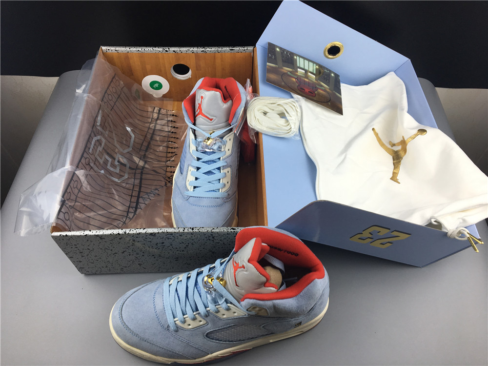 TROPHY ROOM X AIR JORDAN 5 “ICE BLU CI1899-400