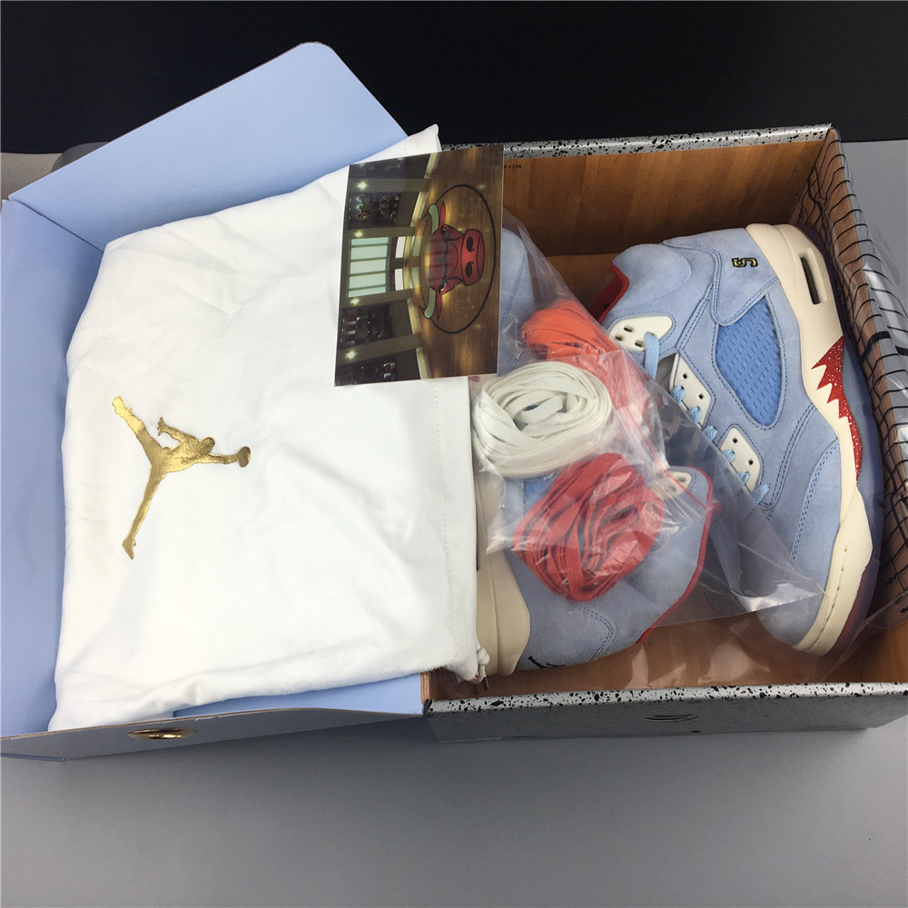 TROPHY  ROOM  X AIR JORDAN 5 “ICE BLU CI1899-400