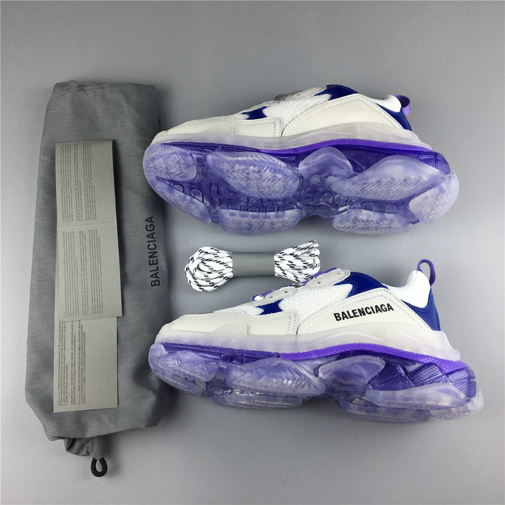 BLG TRIPLE S OLD WHITE PURPLE