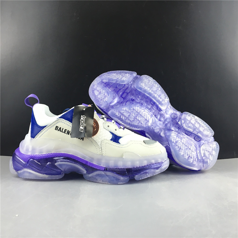 BLG TRIPLE S OLD WHITE PURPLE