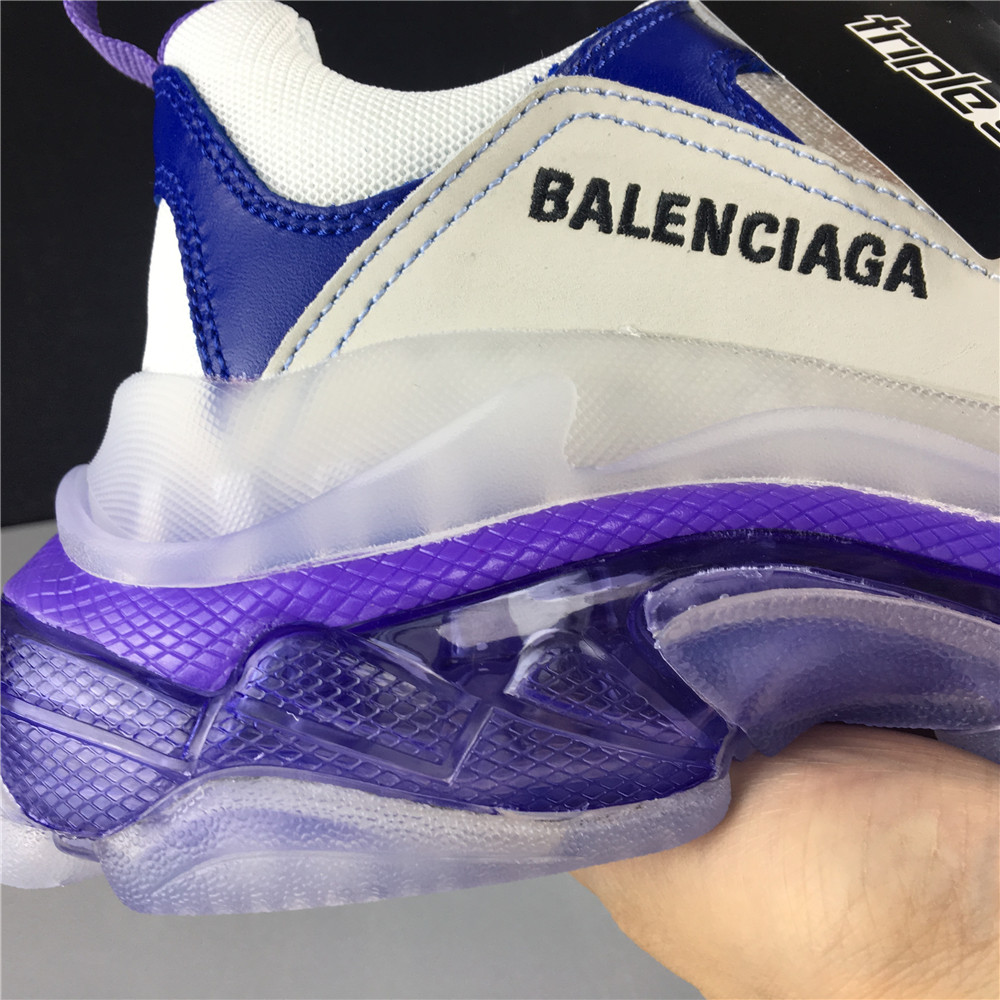 BLG TRIPLE S OLD WHITE PURPLE