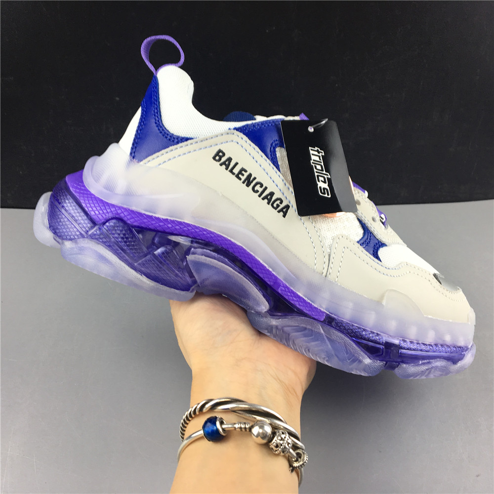 BLG TRIPLE S OLD WHITE PURPLE