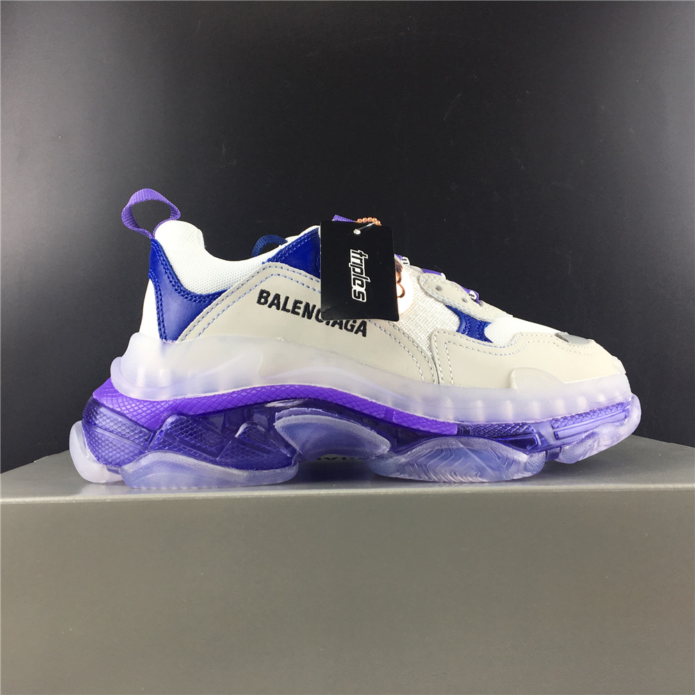 BLG TRIPLE S OLD WHITE PURPLE