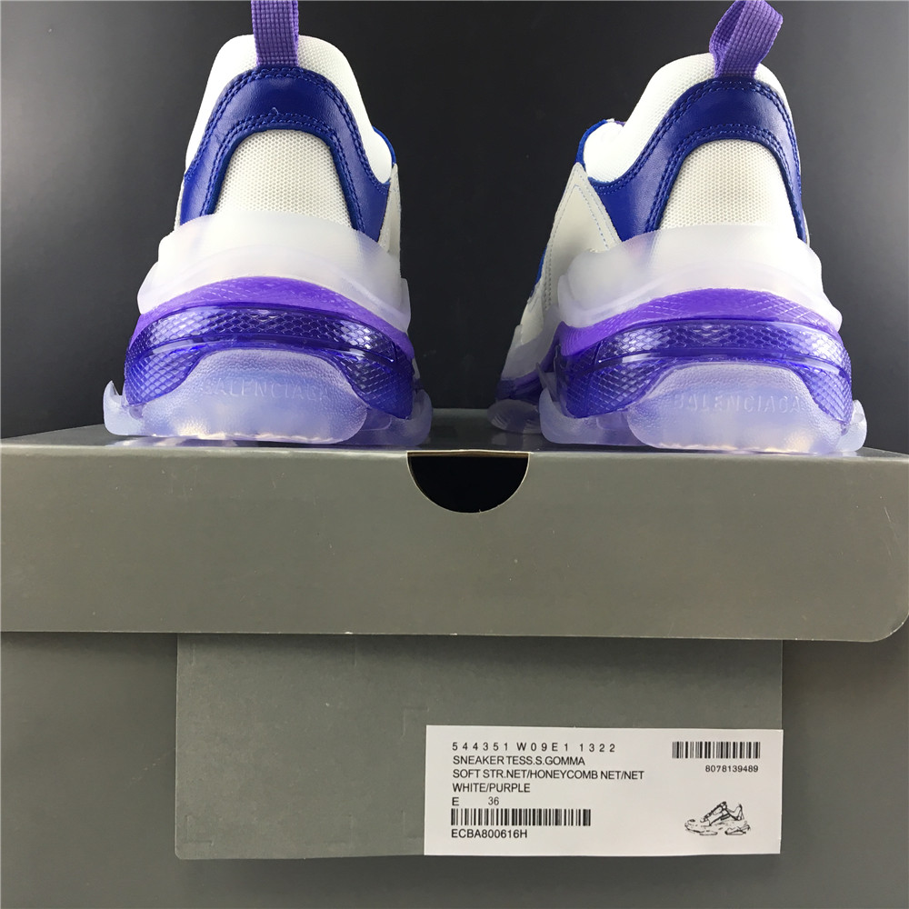 BLG TRIPLE S OLD WHITE PURPLE