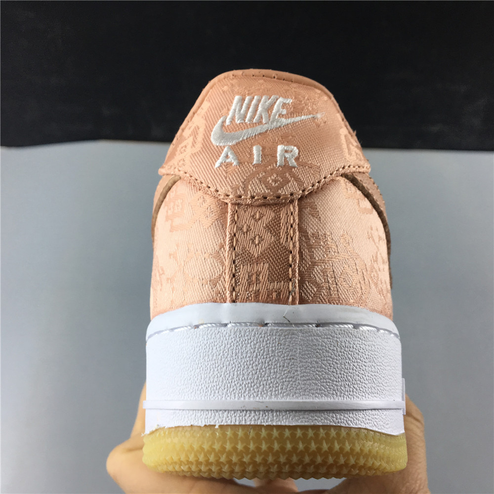 CLOT x Nike Air Force 1 Low Rose Gold
