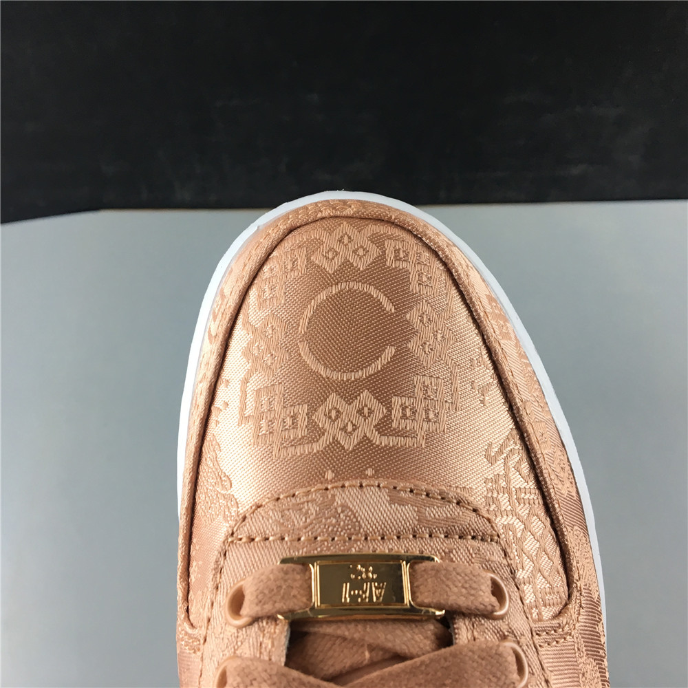 CLOT x Nike Air Force 1 Low Rose Gold