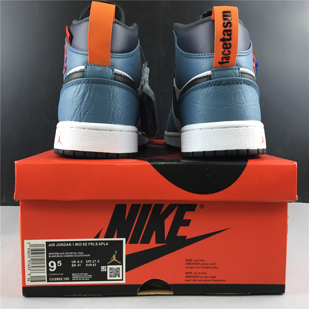 F**etasm x air jordan 1 midfearless ones cu2802-100