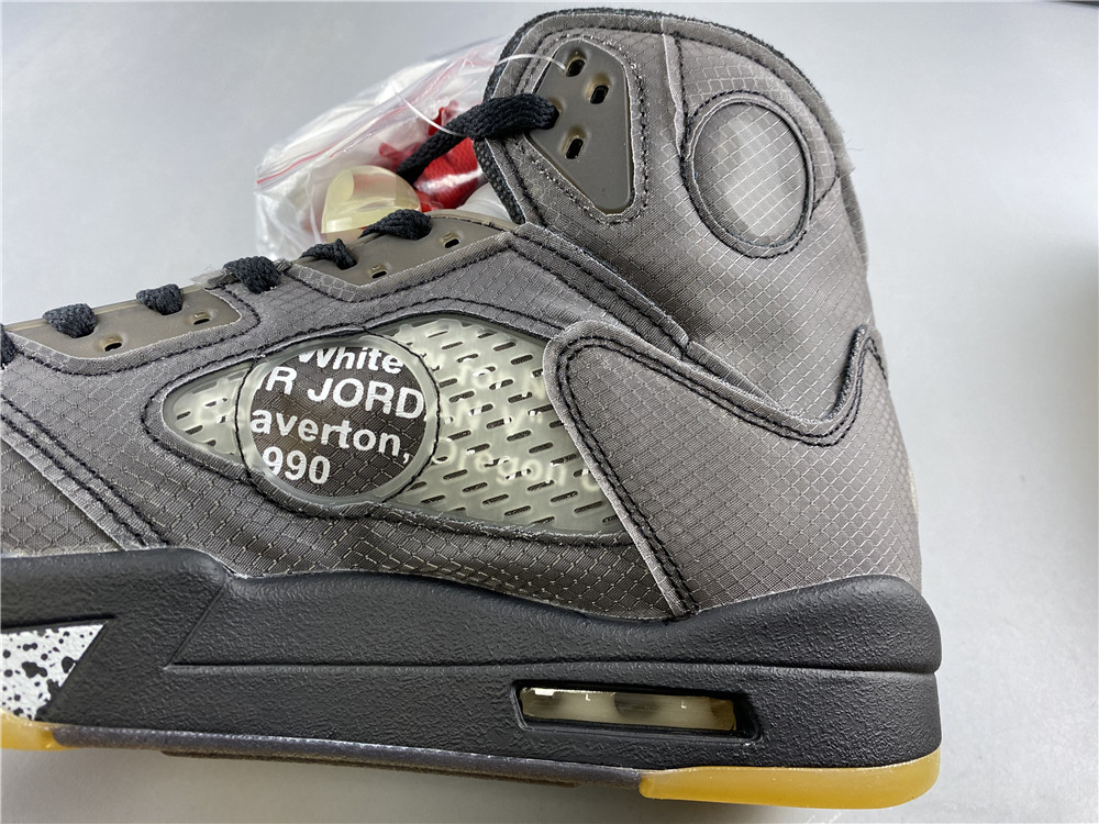 Air Jordan 5 xoff white AJ5 ow 3M CT8480-001