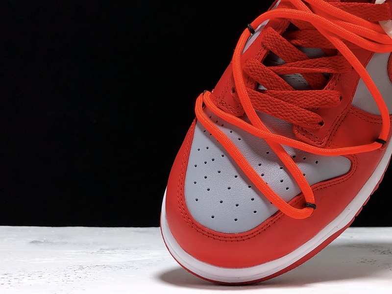 Off-White x Nike Dunk Low CT0856-600 Grayish red