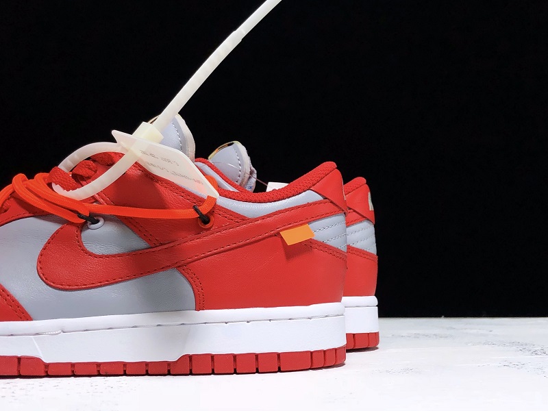 Off-White x Nike Dunk Low CT0856-600 Grayish red
