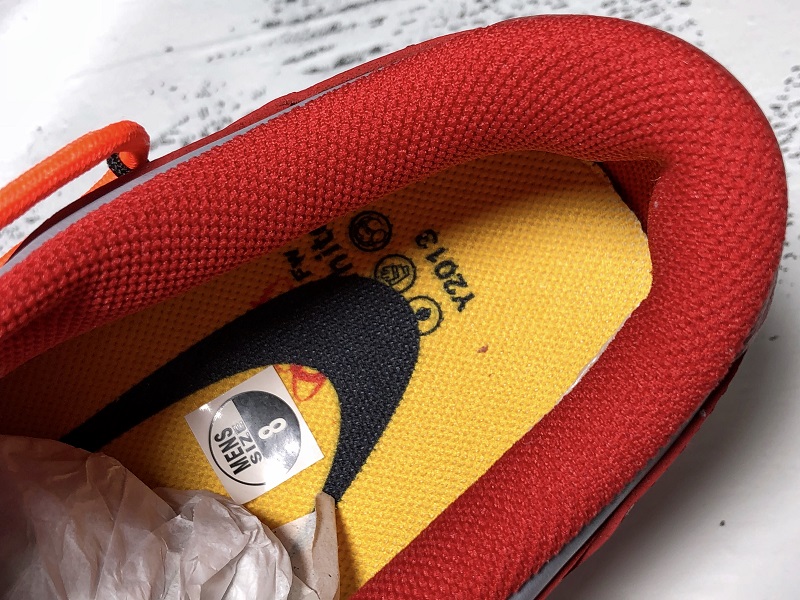 Off-White x Nike Dunk Low CT0856-600 Grayish red
