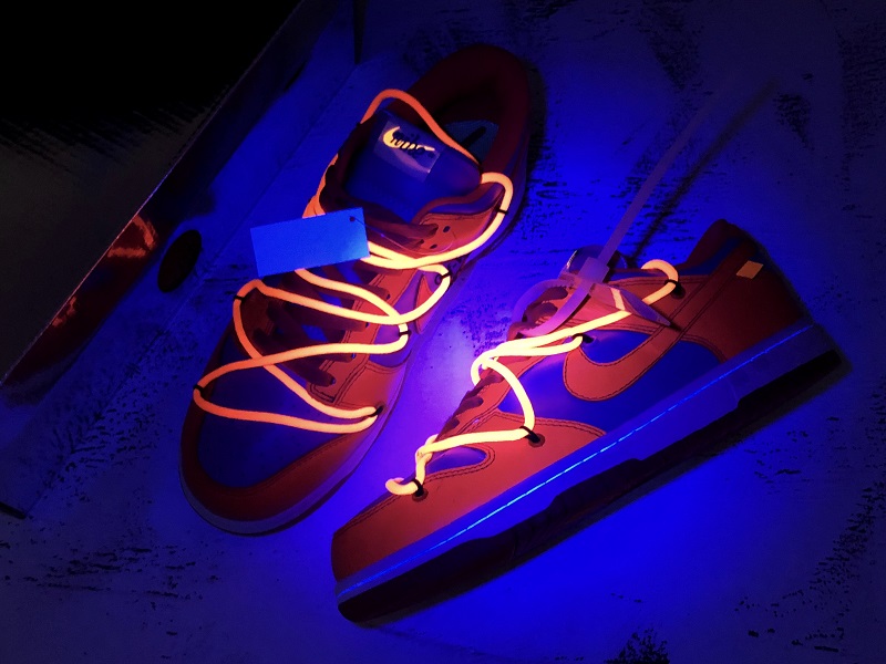 Off-White x Nike Dunk Low CT0856-600 Grayish red