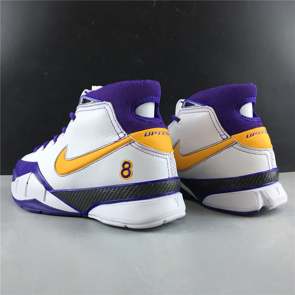 UndefeatedxNike Kobe 1 PROTRO AQ2728-101 WHITE VARSITY PURPLE