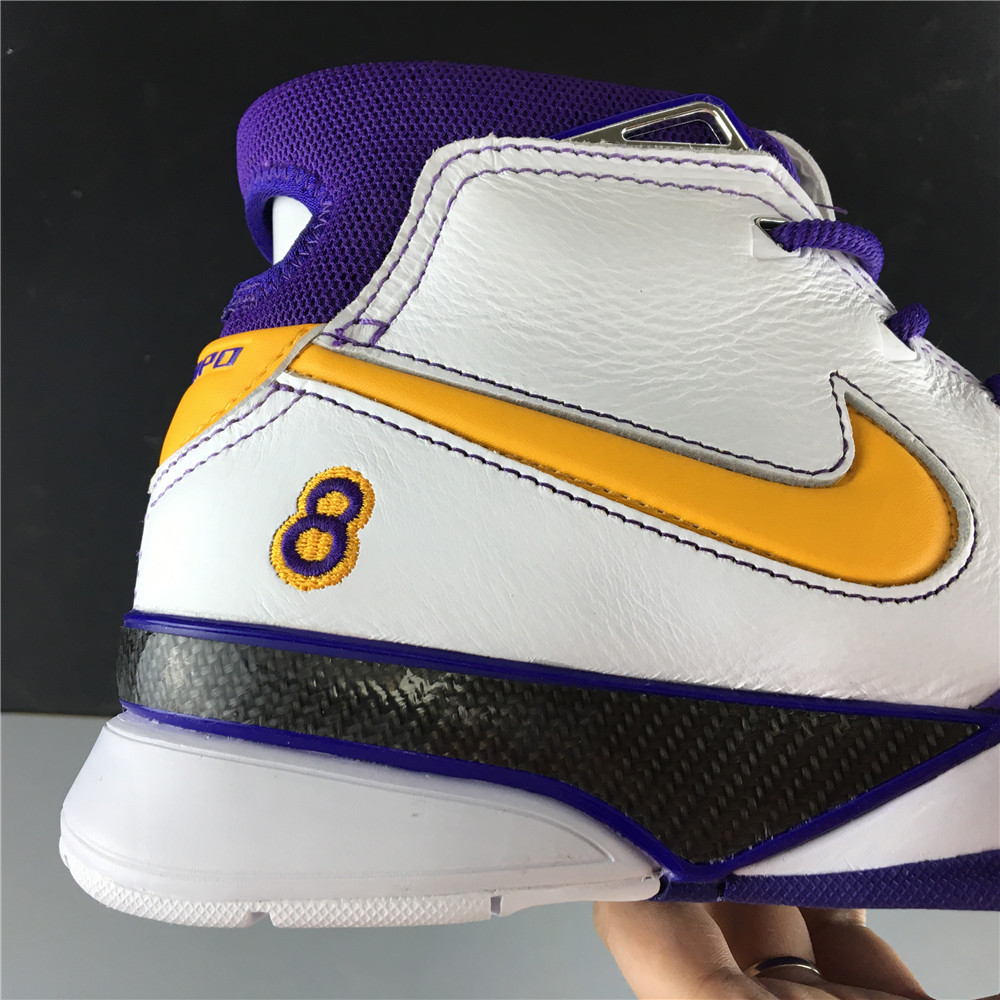UndefeatedxNike Kobe 1 PROTRO AQ2728-101 WHITE VARSITY PURPLE