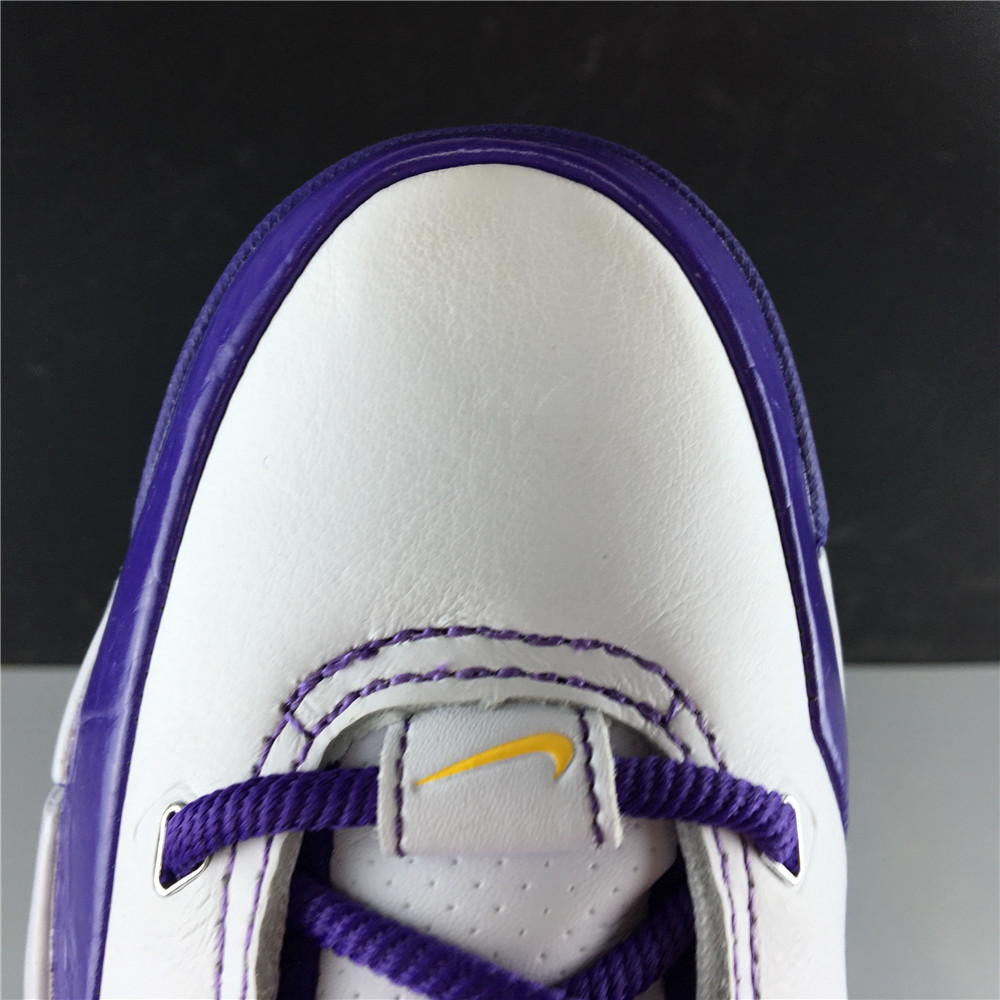 UndefeatedxNike Kobe 1 PROTRO AQ2728-101 WHITE VARSITY PURPLE
