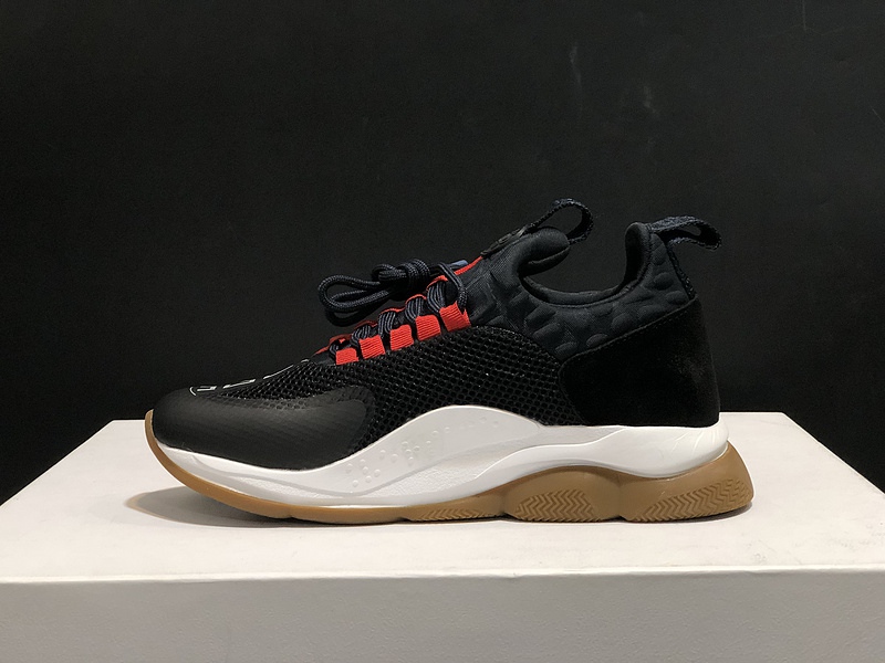 V*ersace CROSS CHAINER SNEAKERS black&white&red