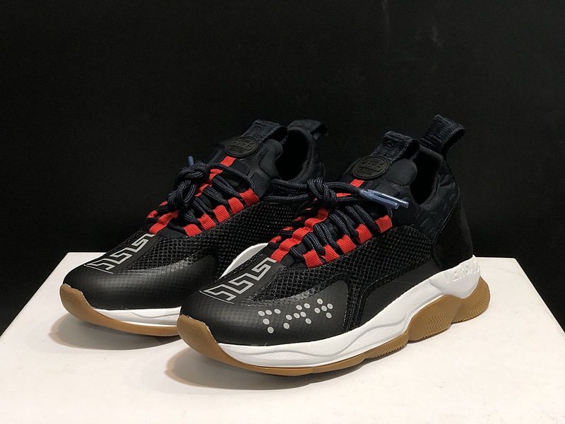 V*ersace CROSS CHAINER SNEAKERS black&white&red