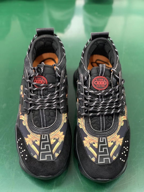 V*ersace CHAIN REACTION SNEAKERS black