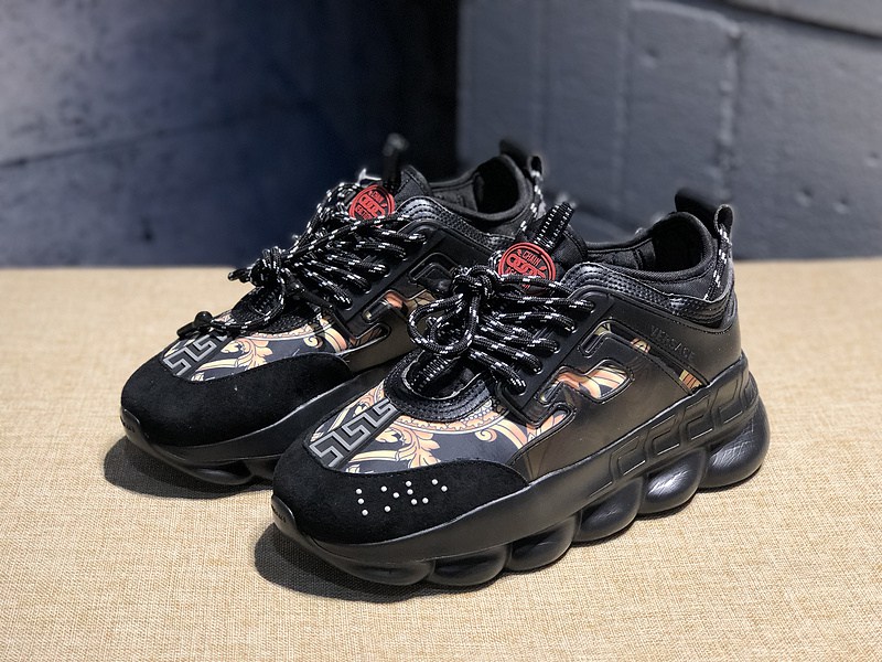 V*ersace CHAIN REACTION SNEAKERS black