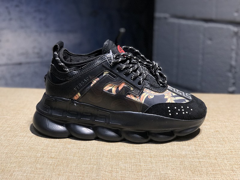 V*ersace CHAIN REACTION SNEAKERS black