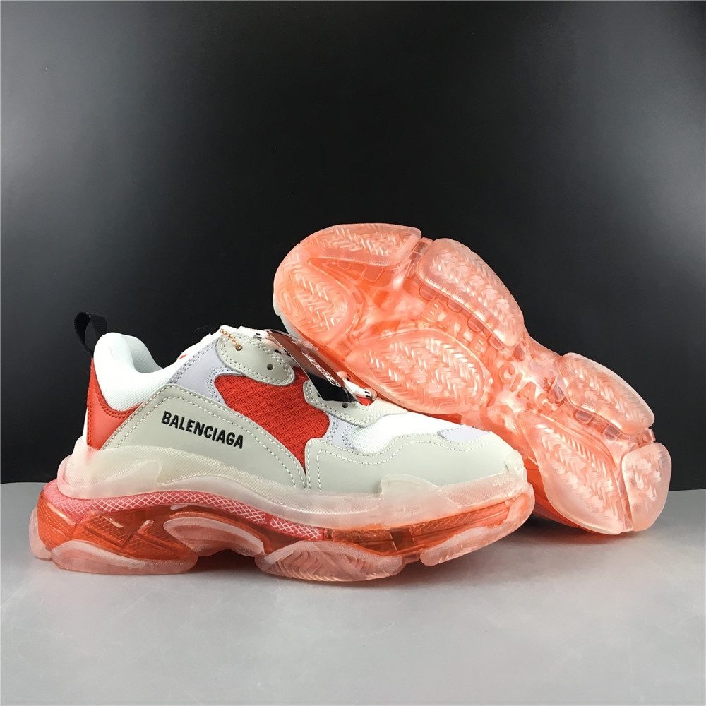 BLG TRIPLE S OLDWHITE RED AIR CUSHION