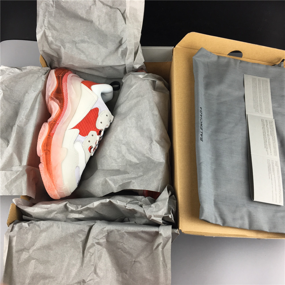 BLG TRIPLE S OLDWHITE RED AIR CUSHION