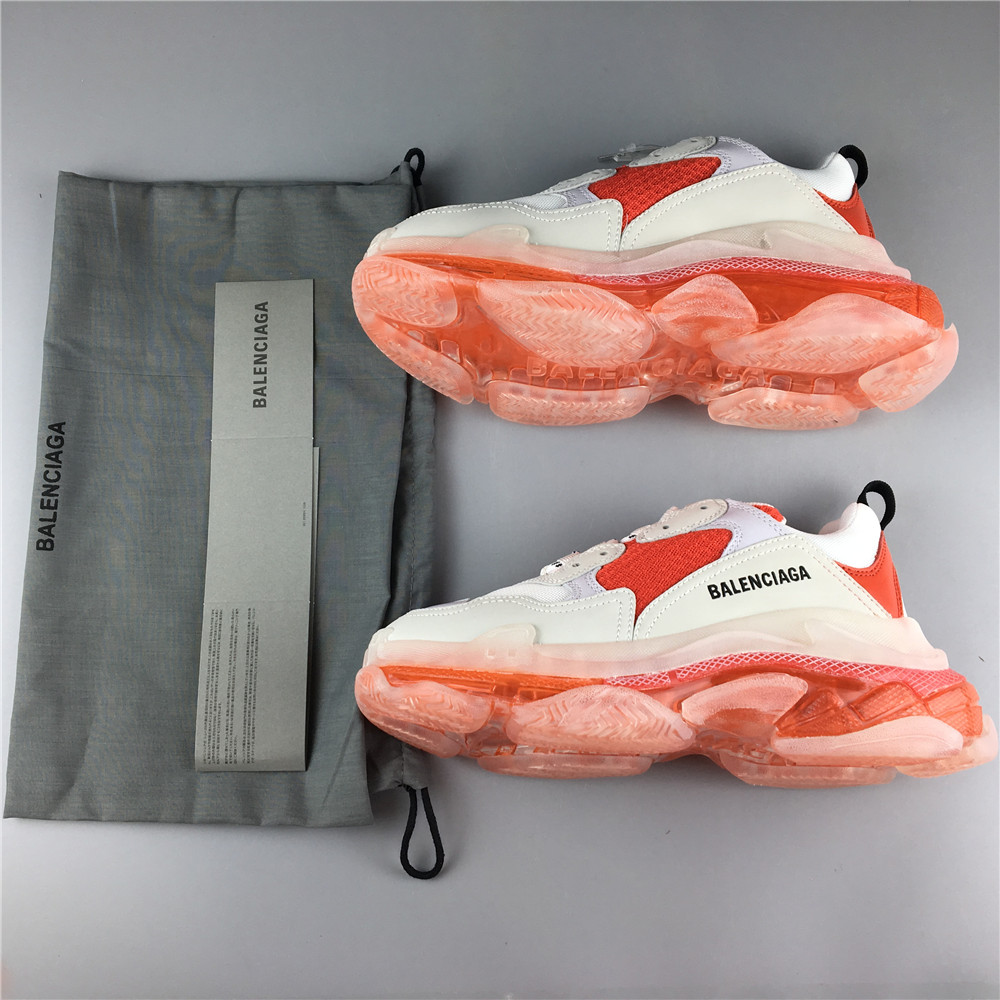 BLG TRIPLE S OLDWHITE RED AIR CUSHION