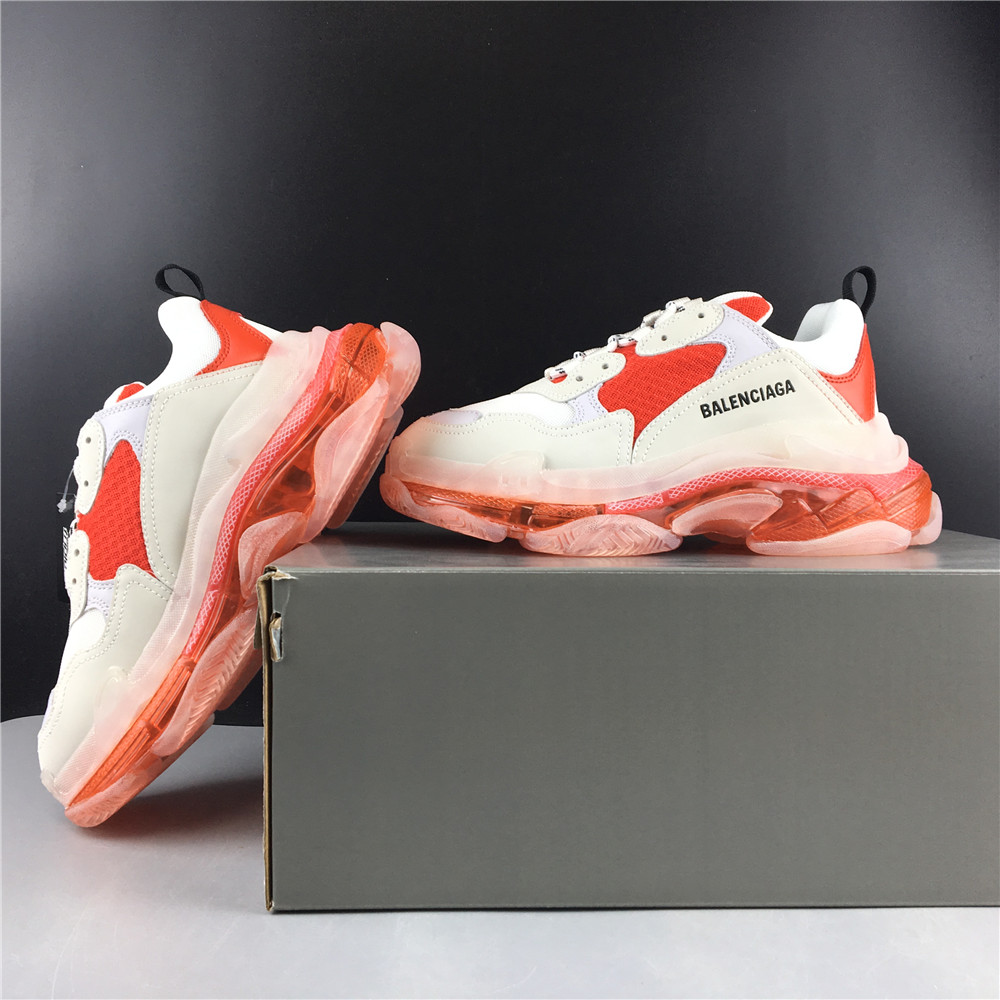 BLG TRIPLE S OLDWHITE RED AIR CUSHION