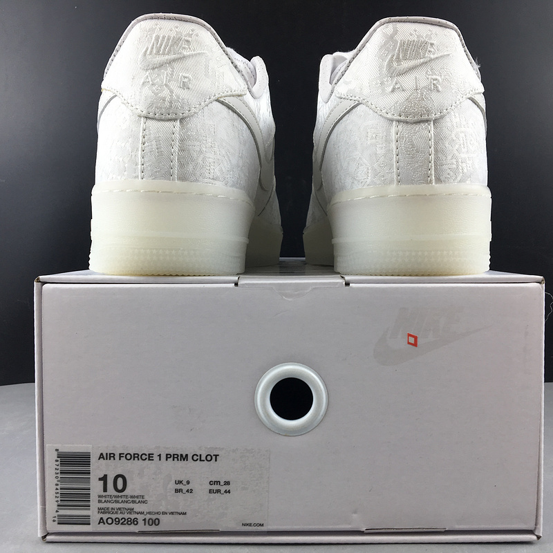 CLOT x Nike Air Force 1 Premium AO9286-100