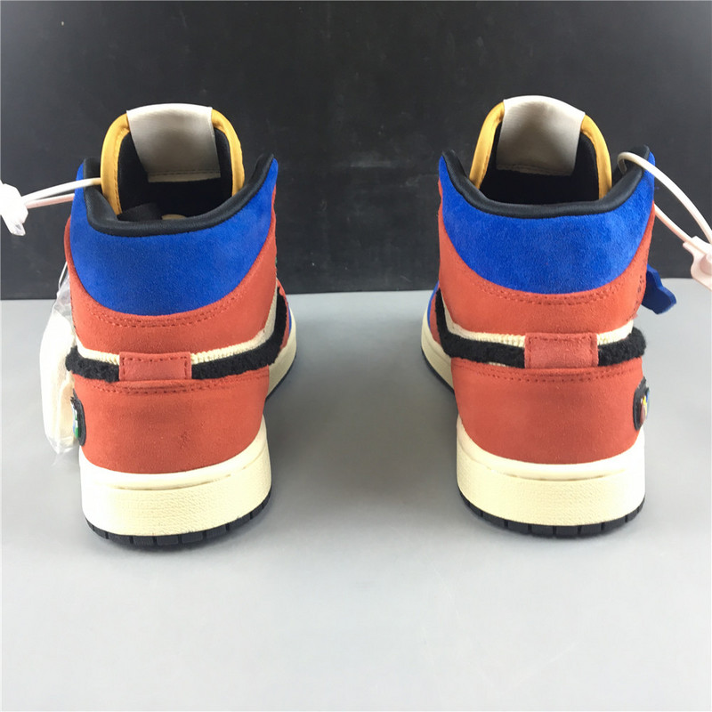 Blue The Great x Air Jordan 1 Mid "Fearless"CU2805-100