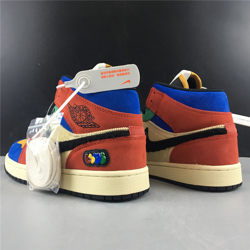 Blue The Great x Air Jordan 1 Mid "Fearless"CU2805-100