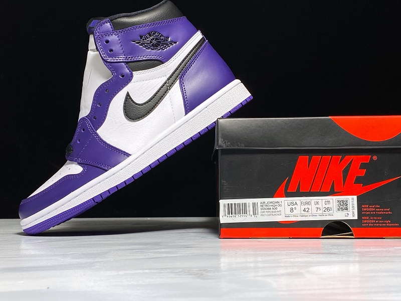 Air Jordan 1 Court Purple High OG 555088-500