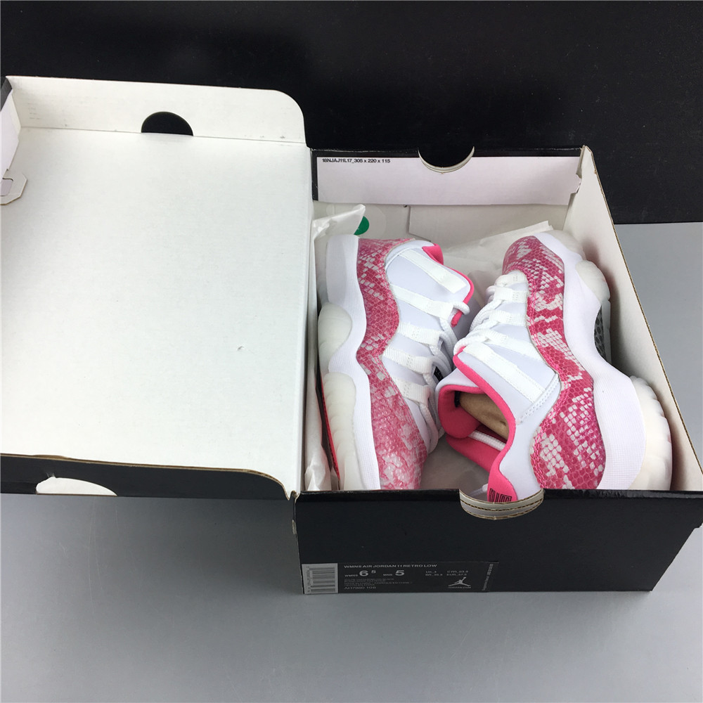Air Jordan 11 Retro Low SNAKE NAVY PINK-WHITE