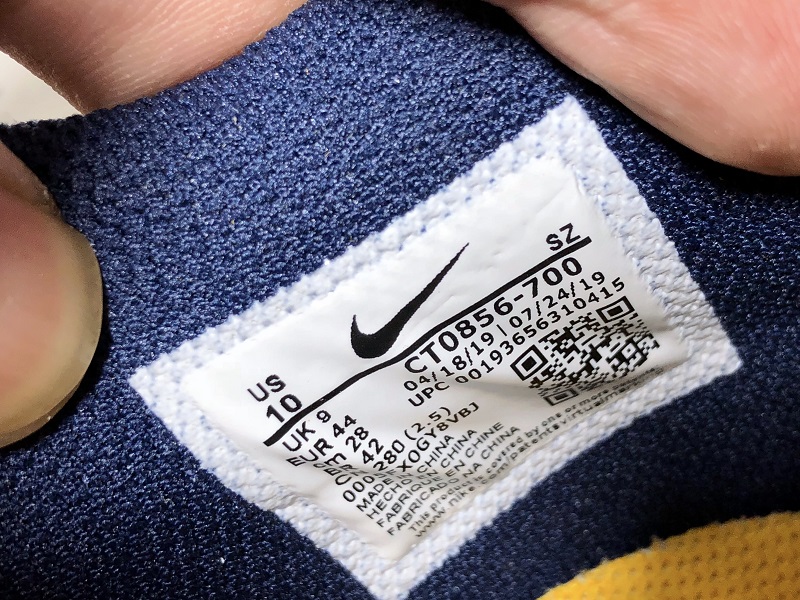 Khaki24 Nike off white Dunk low "DARK BLUE&YELLOW"CT0856-700