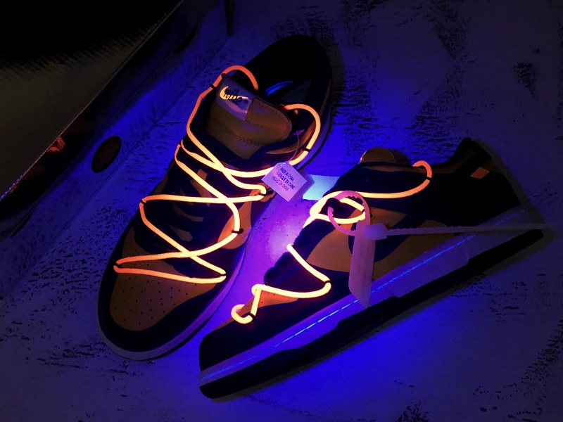 Khaki24 Nike off white Dunk low "DARK BLUE&YELLOW"CT0856-700