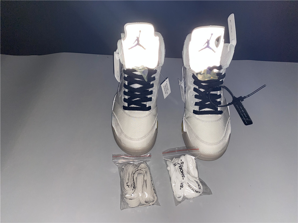 Air Jordan 5 xoff white AJ5 ow 3M CT8480-105