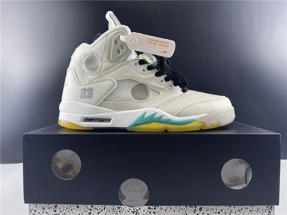 Air Jordan 5 xoff white AJ5 ow 3M CT8480-105