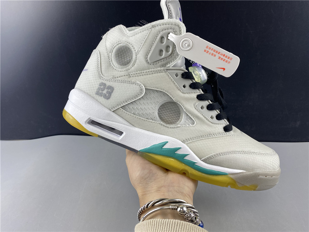 Air Jordan 5 xoff white AJ5 ow 3M CT8480-105