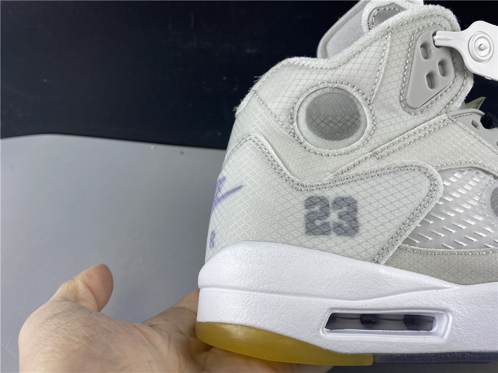 Air Jordan 5 xoff white AJ5 ow 3M CT8480-105