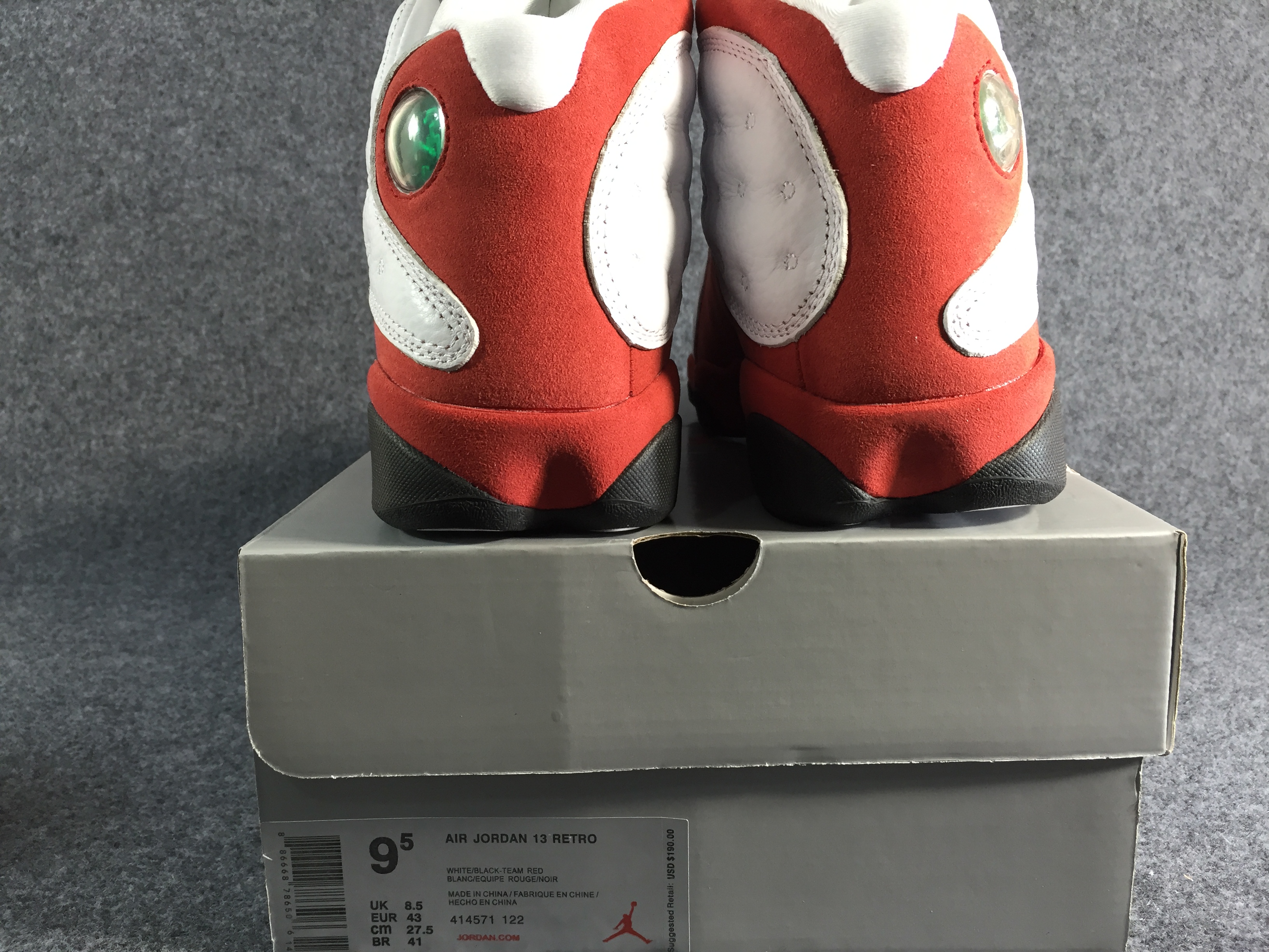 Air Jordan 13 Retro “White/red”414571-122