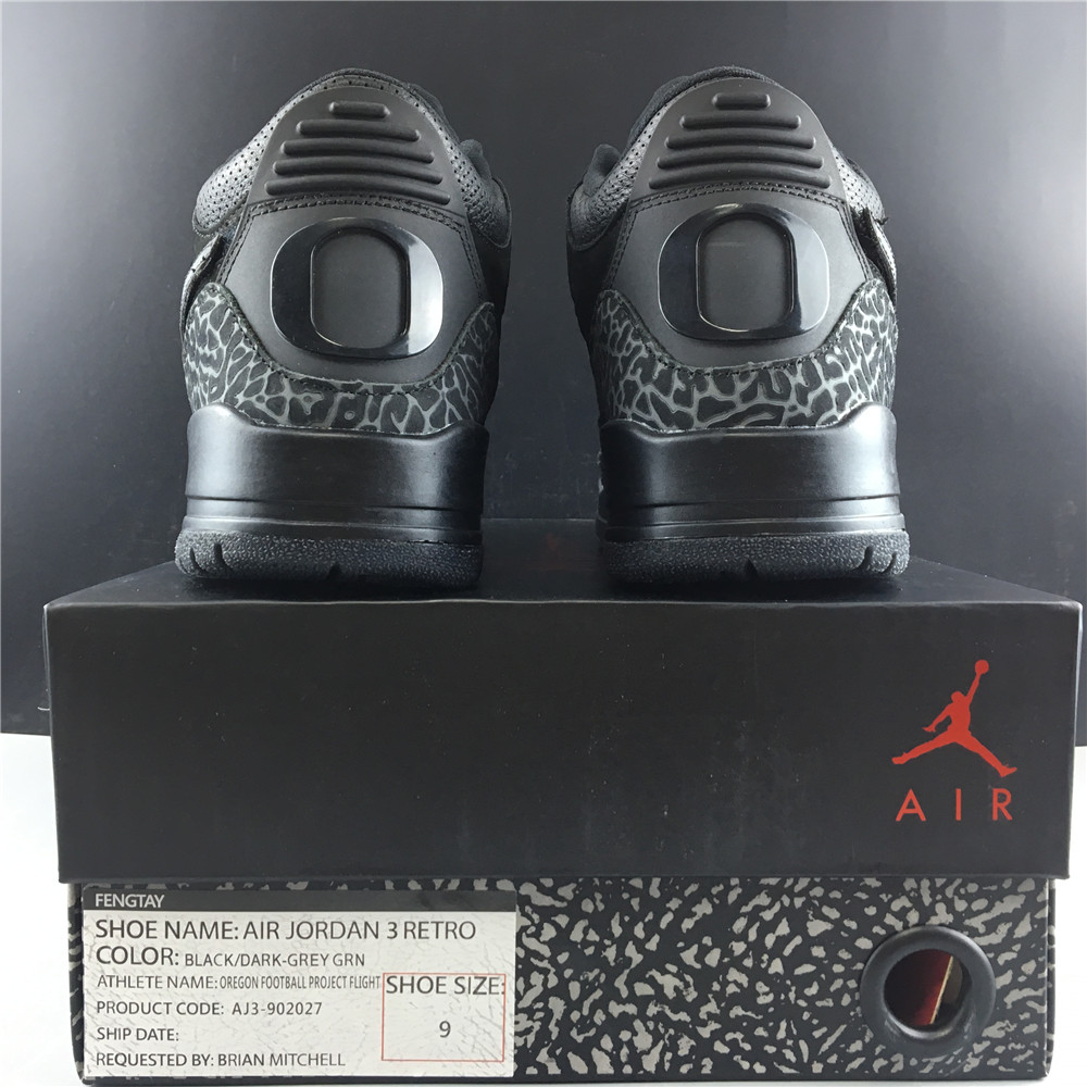 AIRJORDAN3 BLACK AJ3-902027