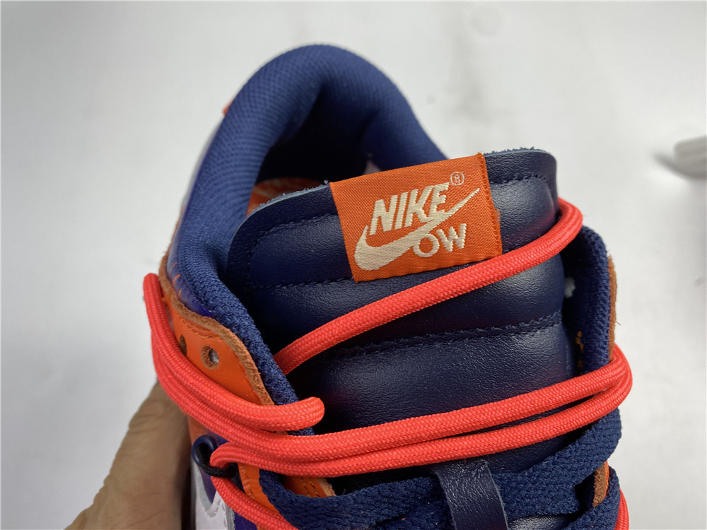 Off-White x Nike Dunk Low Orange Perple CT0856 801
