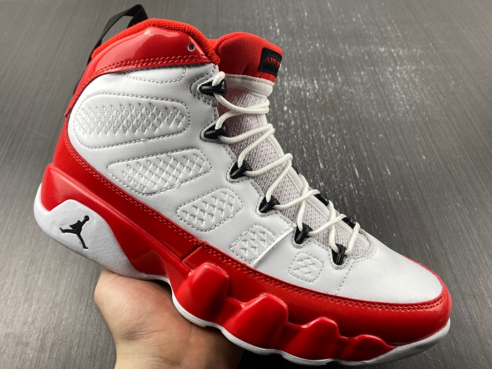 Jordan 9 Retro White Gym Red
