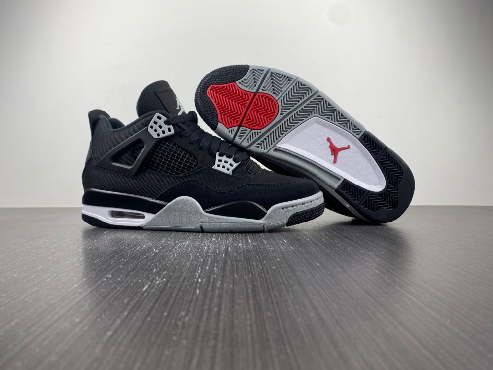 Jordan 4 Retro SE Black Canvas