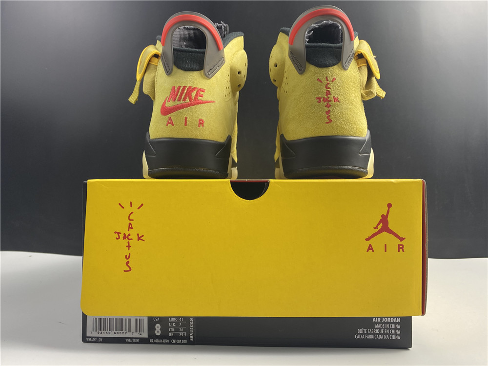 2020 Travis Scott x Air Jordan 6 Yellow To Buy CN1084-300